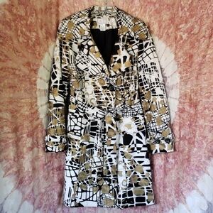 Roberto Makali trench gold and black woman jacket 12